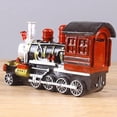 thumbnail image 4 of Modelo de locomotora retro, adornos artesanales de resina, bares, , locomotora, , grandes regalos para niños de las edades rojo, 4 of 6