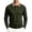 16#Army Green, variant on Men's Long Sleeve Shirts Color Block Breathable Polo Shirt Golf Shirts for Men Business Casual Shirts Brown XL