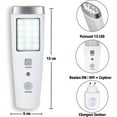 thumbnail image 2 of EcoNesxp LED Motion Detection Sanitizer Wand White 15 CM 1 PCS, 2 of 5