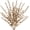 Beige, variant on 8 Pcs Christmas Tree Picks and Sprays Champagne Glitter Christmas Picks 25.6" Christmas Glitter Eucalyptus Leaves Stems for Christmas Tree Filler Branches Wreaths Centerpieces Holiday Decorations