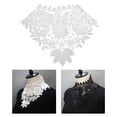 thumbnail image 4 of Collar falso para mujer, elegante y desmontable, para vestido, suéter y fiesta. Blanco 36cm, 4 of 7