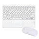 thumbnail image 1 of Retro Round Tablet Bluetooth Keyboard Mouse Set - Blanco Fokelyi 222668-1, 1 of 9