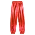 thumbnail image 5 of YiZYiF Mens Satin Belly Dance Harem Pants Loose Fit Trousers Bloomers Arabian Prince Outfits Red M, 5 of 7