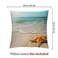 thumbnail image 4 of nygtbtfer Beach Theme Print Throw Pillow Covers Pillowcase Soft Square Decorative Cushion Cover for Bed Sofa Bedroom White, 4 of 7
