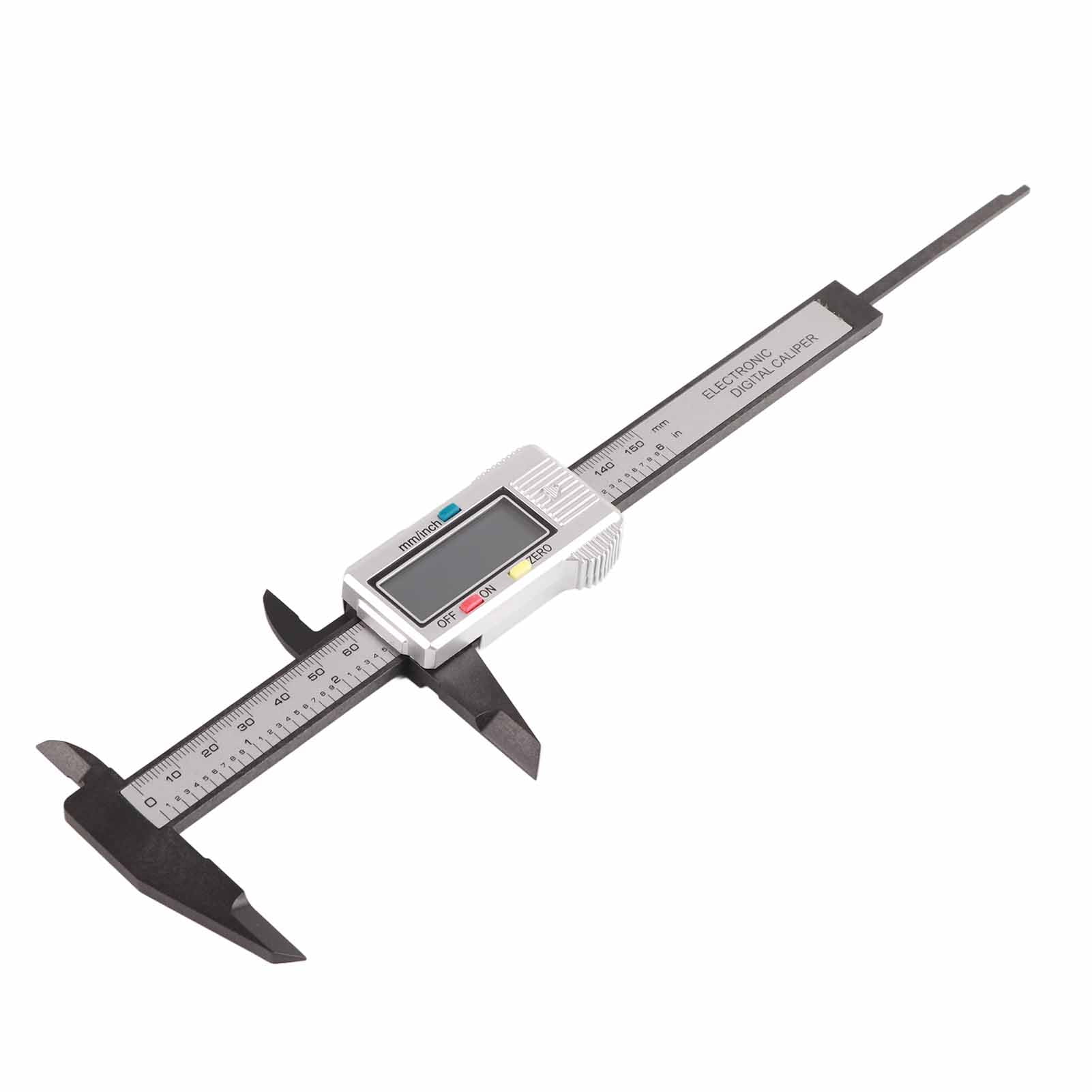 NFTIGB Vernier Caliper High Accuracy Measuring Tool for Elementary Middle School Experimental Teaching Equipment Digital Caliper Carbon Fiber Gauge 10 inches / 25.4 cm Length