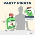 thumbnail image 2 of Whisky Bottle Adult Pinata, 21st Birthday, Bachelor Party Decorations for Men (16.5 x 11 In), 2 of 9