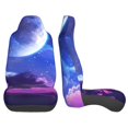 thumbnail image 3 of Sikiie Dreamy Colorful Starry Sky Car Seat Protector 2 Pack Car Seat Cushion Mat, Car Seat Covers for SUV, Truck, Van, 3 of 7