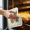 thumbnail image 3 of Vintage Butterfly Pot Holders for Kitchen Heatproof Potholder, 3 Pack Retro Colorful Butterfly Hot Pads Multipurpose Oven Pads Cloth Potholders Trivet for Cooking Baking, 3 of 8
