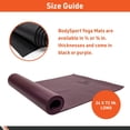 thumbnail image 2 of Matriz de Yoga y Fitness Body Sport Negro 1/4 Pulgada, 2 of 6