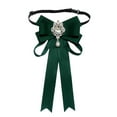 thumbnail image 3 of FVDPWYE Women Bow Tie Japanese Style Adjustable Jewelry Clothes Accessory Collar Tie Deep Green, 3 of 9