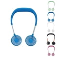thumbnail image 4 of Ventilador de refrigeración doble para colgar en el cuello perezoso recargable por USB Viaje al aire libre Interior Ventilador de banda para el cuello portátil kenally JJ22789-05, 4 of 6