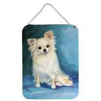 Carolines Treasures MH1040DS1216 Jazz Chihuahua Long Hair  Wall or Door Hanging Prints 12x16 multicolor
