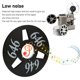 thumbnail image 5 of 1/4 10in Take Up Reel 3 Holes Open Reel Aluminum Alloy Bend Proof Low Noise Universal Takeup Reel for Replacement Black, 5 of 5