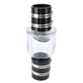 thumbnail image 1 of Sewage Sump Pump Check Valve,Clear Silent Anti Blocking Anti Backflow Sump Pump Check Valve with Spring Loaded Flapper Backflow Prevention Quiet Check Valve, 1 of 7