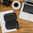 thumbnail image 4 of Estuche para unidad flash USB, material suave, estuche para unidad de pulgar, organizador de soporte para unidad USB, bolsa de accesorios electrónicos portátiles para memoria USB con 10 ranuras, 4 of 5