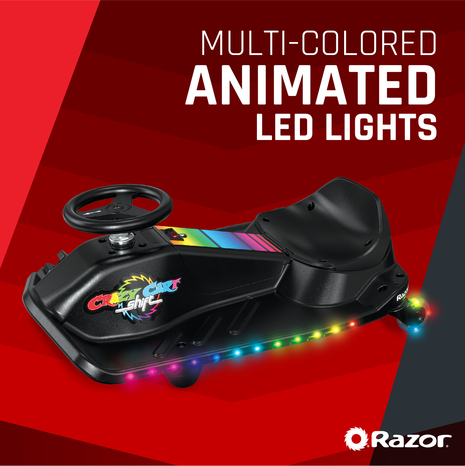 Razor Crazy Cart Shift Lightshow 12V Electric Go-Kart photo 3