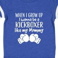 thumbnail image 4 of Inktastic Kickboxing Future Kickboxer Like Mommy Boys or Girls Baby Bodysuit, 4 of 5