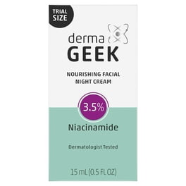 dermaGEEK Nourishing Facial Night Cream, Mini Size, 0.5 oz