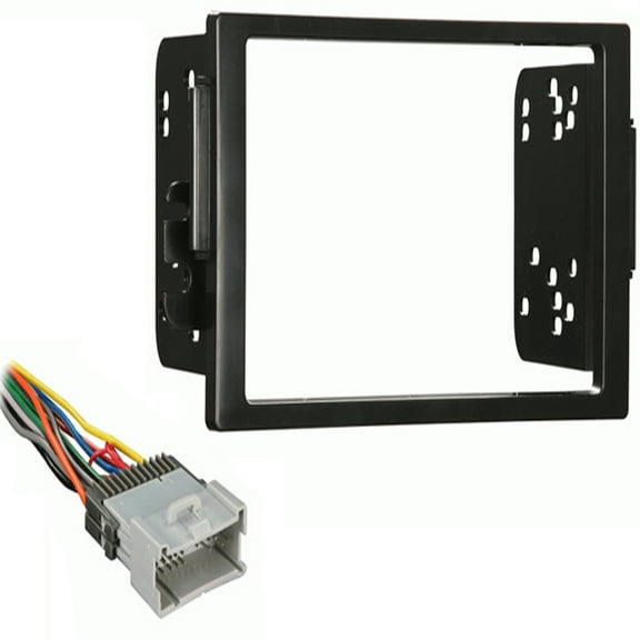 Fits Saturn L Series 00-05 Double DIN Stereo Harness Radio Install Dash Kit