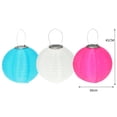 thumbnail image 6 of Pebbuoy Solar Chinese Lantern Hanging Lamp IP44 Waterproof Automatic Charging Outdoor Indoor Hanging Solar Lantern LED Garden Decorative Light, 6 of 7