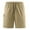 Khaki, variant on Men's Running Shorts 6" Quick Dry Gym Athletic Workout Shorts for Men with Pockets