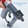 thumbnail image 4 of Pistola de Clavos Neumárticos, Pistola de Clavos de Aire de Bajo Ruido de Mano de Obra de Ahorro Sin Prensa 0.4 ~ 0.8mpa Alta Eficiencia Precisa Con El Ergonímico para LA, 4 of 7