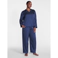 thumbnail image 2 of Joyspun Women’s Stretch Satin Sleep Top and Pants, 2-Piece Set, Sizes XS to 3X, 2 of 5