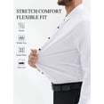 thumbnail image 2 of sogami Men's Stretch Dress Shirt Wrinkle Free Button Down Shirt Business Casual, 2 of 7