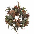 thumbnail image 3 of 24" Pumpkin & Gourd Wreath, 3 of 3