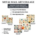 thumbnail image 4 of Designart "Citrus Vintage Floral Mix" Floral Wall Art Set Of 5 - Green Bohemian For Bedroom Wall Art Set, 4 of 6
