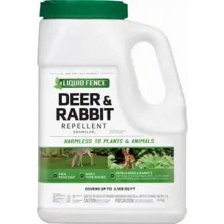 Liquid Fence Liquid Fence HG-72654 5-lbs. Deer & Rabbit Repellent Granular
