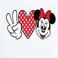 thumbnail image 3 of Mickey & Friends - Peace Love Minnie - Women's Short Sleeve Graphic T-Shirt, 3 of 5