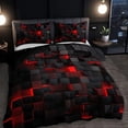 thumbnail image 2 of Gradient Bedding Set-Four Seasons,3,3,red,Queen, 2 of 7