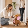 thumbnail image 4 of Dog Hoodie Warm Autumn Winter Pet Sweatshirt ,Brown Mouse Hoodie,L, 4 of 5