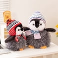 thumbnail image 5 of Chubby Penguin Stuffed Animal-Soft Huggable Soothing Toy Ocean Theme Companion Christmas Birthday Valentine's Day Gift, 5 of 5