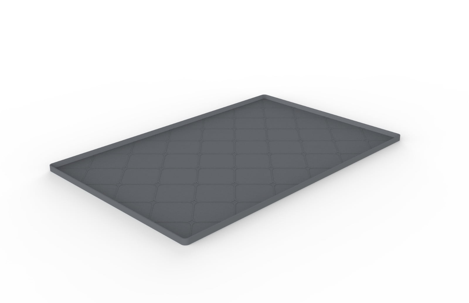 Drainage Tank Leak-Proof Pad Under Sink Mat Leak Proof Waterproof Storage Tray for Kitchen and Bathroom Cabinets(Dark Gray,1-Piece) Rkxzt