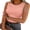 Coral Orange, variant on ANRABESS Womens Tank Tops High Neck Sleeveless Ribbed Racerback Top Slim Fit Basic Summer Shirt M Size