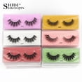 thumbnail image 3 of SHIDISHANGPIN 1 Par pestañas postizas maquillaje grueso y suave 3d pestañas Mink, 3 of 4