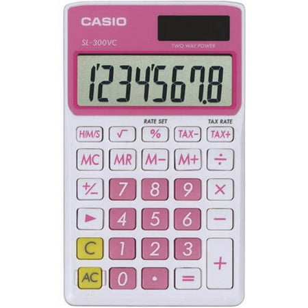 Casio SL300VC-PK 8-Digit Calculator