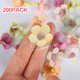 thumbnail image 2 of 200 piezas de adornos de flores artificiales de seda, mini flores, corona de bricolaje para decoración de fiestas, bodas, hogar, 2,5 cm, 2 of 5