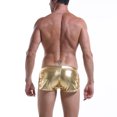 thumbnail image 6 of Sngxgn Men's Boxer Briefs Stretch Underwear Underpants Regular Leg(Gold,S), 6 of 8