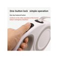 thumbnail image 5 of New Classic Retractable Dog Leash 16ft Heavy Duty Reflective Strong Nylon Tape Leash With Anti-Slip Handle For Large Dog Or Cat Up To 110 Lbs (White), 5 of 5