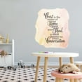 thumbnail image 2 of QUOTES - Pink Watercolor Paint Background Design Religious Sayings Decoration Sticker Inspirational Quotes Lettering Art Vinyl Home Bedroom Wall Decal 9" x 10", 2 of 5