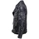 thumbnail image 3 of Mens Casual Retro Regular-fit Lapel Zipper Motorcycle Leather Jacket, 3 of 5