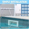 thumbnail image 4 of Tong Pool Net For Debris Removal Heavy Duty Swimming Pool Leaf Rake With Fine Mesh Aluminium And Long Handle For Easy Cleaning, 4 of 6