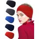 thumbnail image 1 of Calentadores de orejas de forro polar de invierno Luxtrada, diadema para hombres, mujeres y niños, esquí, running y ciclismo (azul), 1 of 8