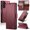 Wine Red, variant on CaseMe Leather For Samsung Galaxy A12 5G Wallet Case with RFID Blocking, For Samsung Galaxy A12 Case Wallet for Women Men Card Holder Magnetic Clasp Kickstand Folio Case for Samsung Galaxy A12 5G