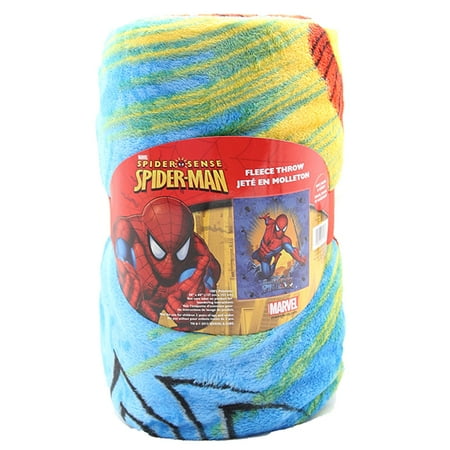 - Spiderman Burst Fleece Throw (50