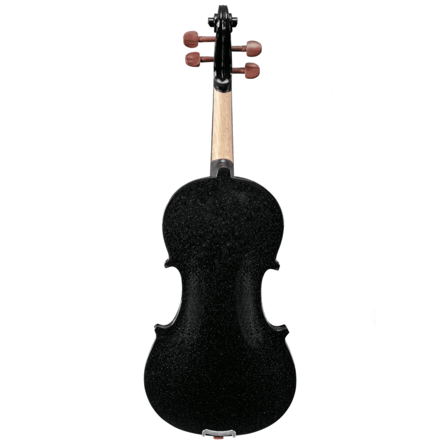 Hassch Violin 4/4, Acoustic Fiddle for Beginners with Case, Bow, Rosin, Strings, Turner, Wipe Cloth and Shoulder Rest, Black