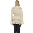 thumbnail image 3 of Simply Couture Women's Casual Knit Long Sleeve Open Front Cardigan Sweaters-Beige-X-Large, 3 of 3